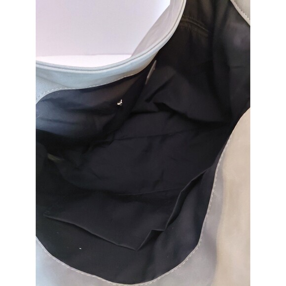 8 Other Reasons Gray Slouchy Lined Faux Leather Shoulder Bag - Picture 10 of 10